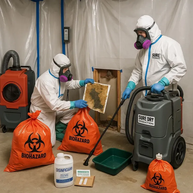 Contaminated Water Handling Protocols process in Dennison, OH